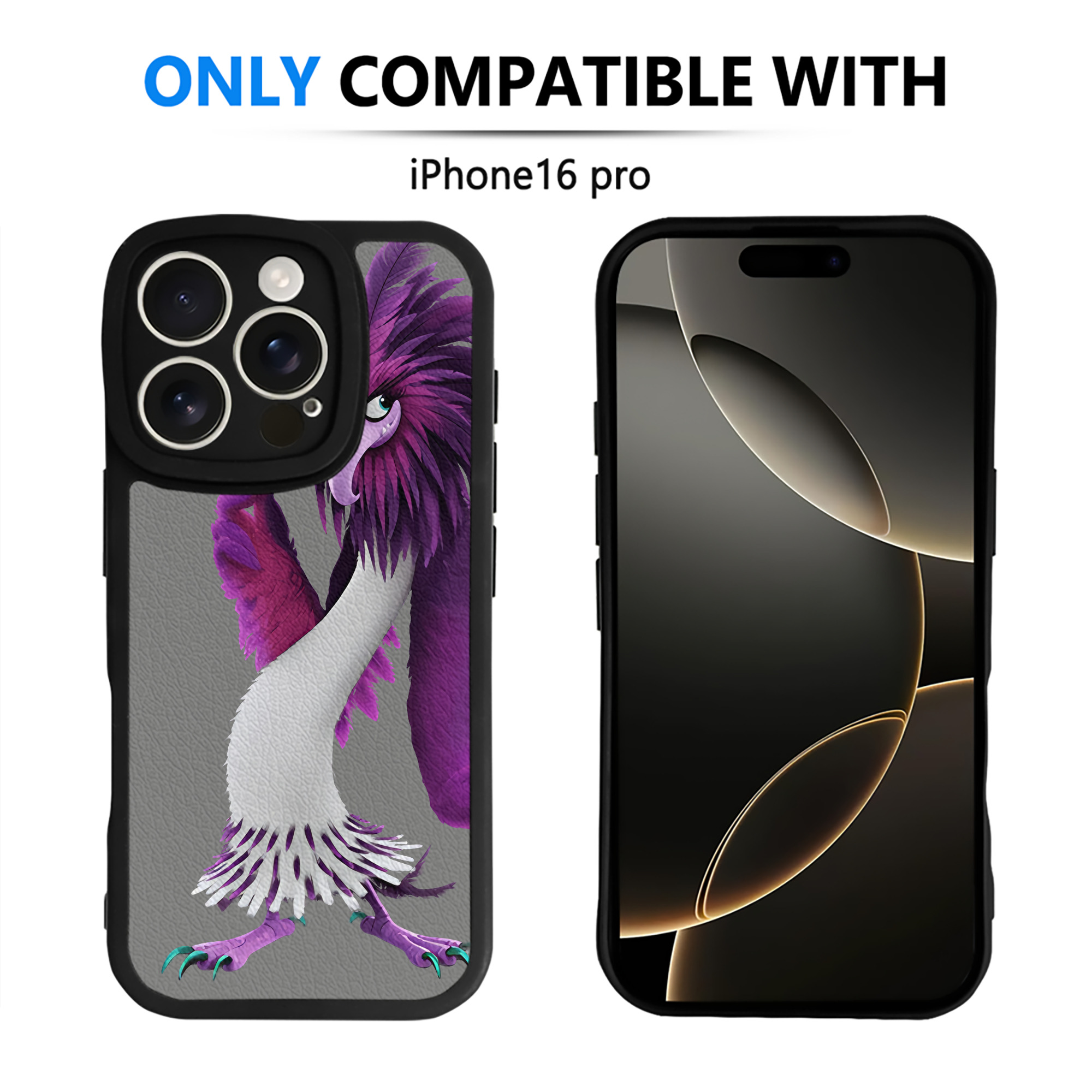 （画像用） Angry Birds アングリーバード 【iPhone 16シリーズ対応】シリコンスマホケース（レザー調） 材質：シリコン